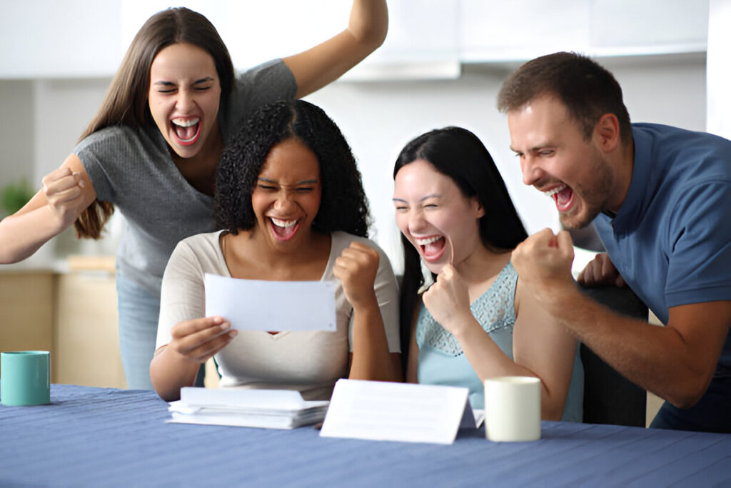 Smiling diverse college students representing recipients of the CVS Make Your Mark Scholarship.