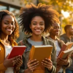 Diverse high school students as community leaders and changemakers making positive impact - Cameron Impact Scholarship winners.